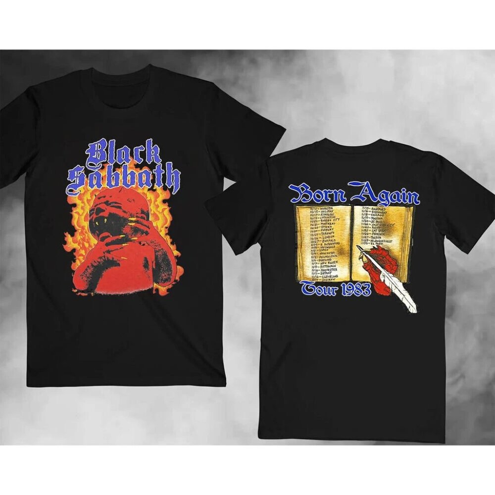 Black Sabbath 1983 Born Again Tour Shirt 98